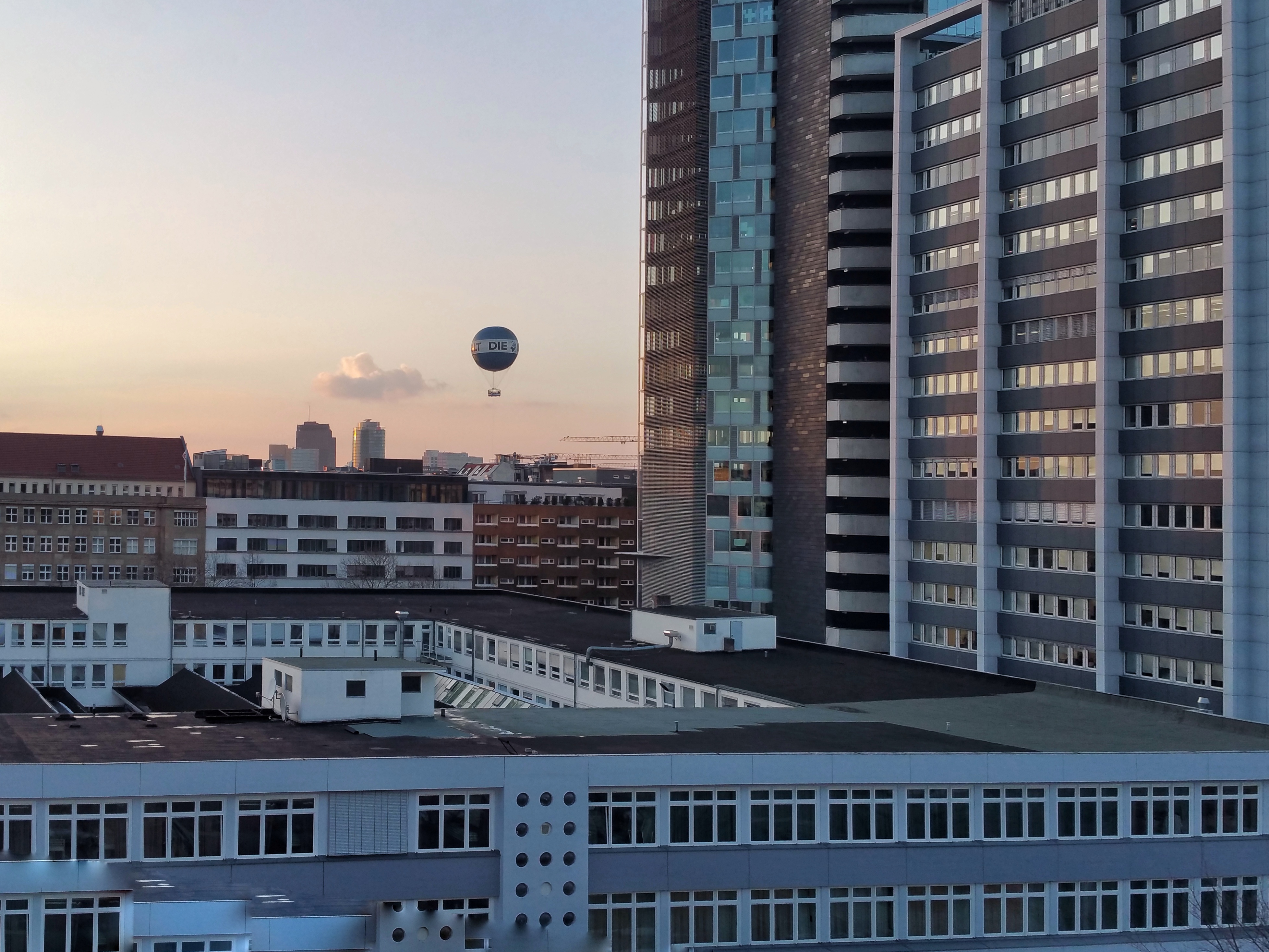 Berlin Skyline Sunset